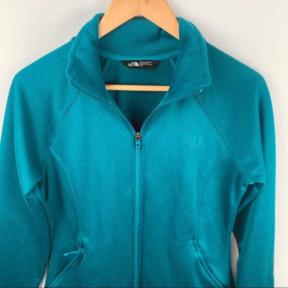 The North Face Teal Green Zip Up Jacket - Picture 5 of 16